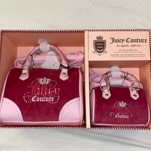 Juicy Couture Pink Handbag Duo Gift Set